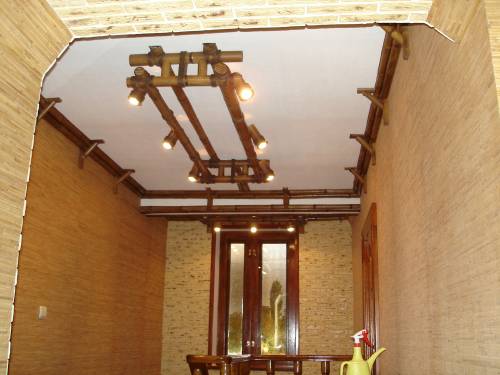 Подвесной потолок из бамбука