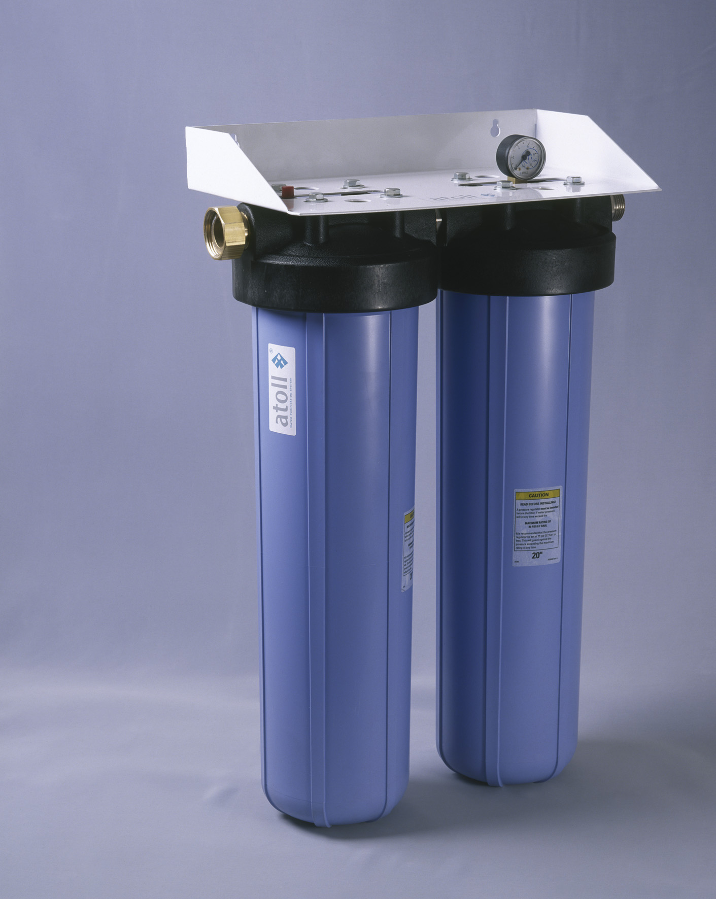 Двухступенчатый фильтр механической очистки для воды