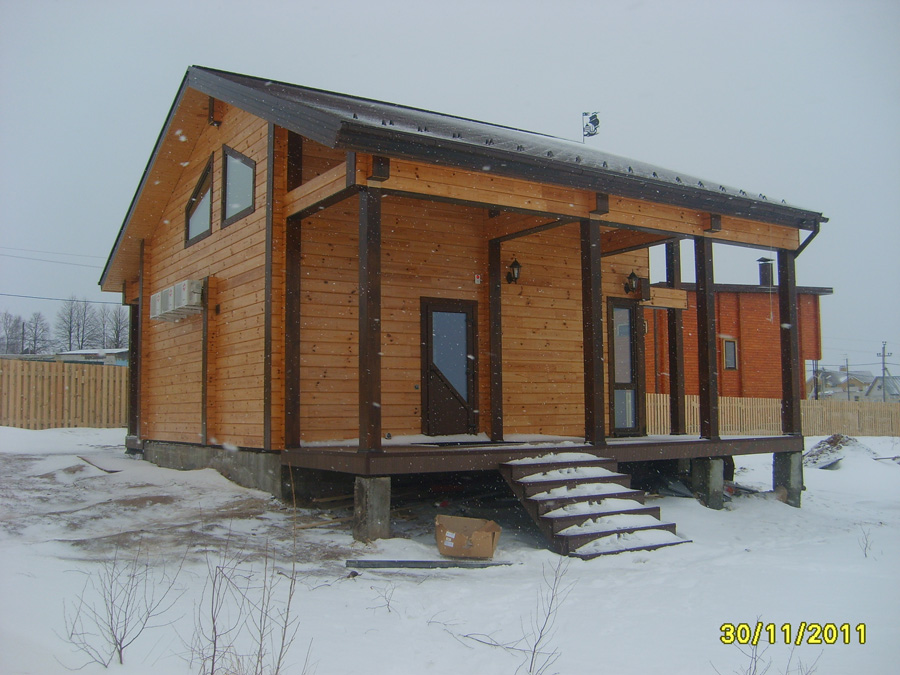 Типовой проект деревянного дома