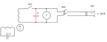 Схема сборки однофазного генератора